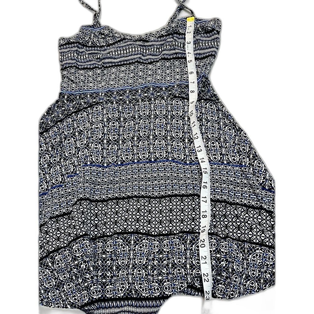 Aeropostale Lightweight Blue and Black Patterned Women's Mini Dress Size Small - Picture 5 of 12
